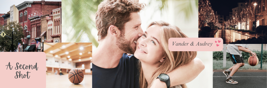 various images that show the vibes of the short sweet romance story called A Second Shot by Jennifer Whalen